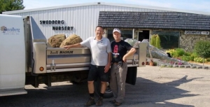 Don Picker and Tim Swedberg at Swedberg Nursery