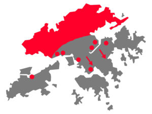 Hongkong Phauda flammans Map